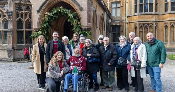 Alliance Homes Chief Executive Louise Swain With And North Somerset MP Sadik Al Hassan And Alliance Homes Customers And Colleagues At Tyntesfield