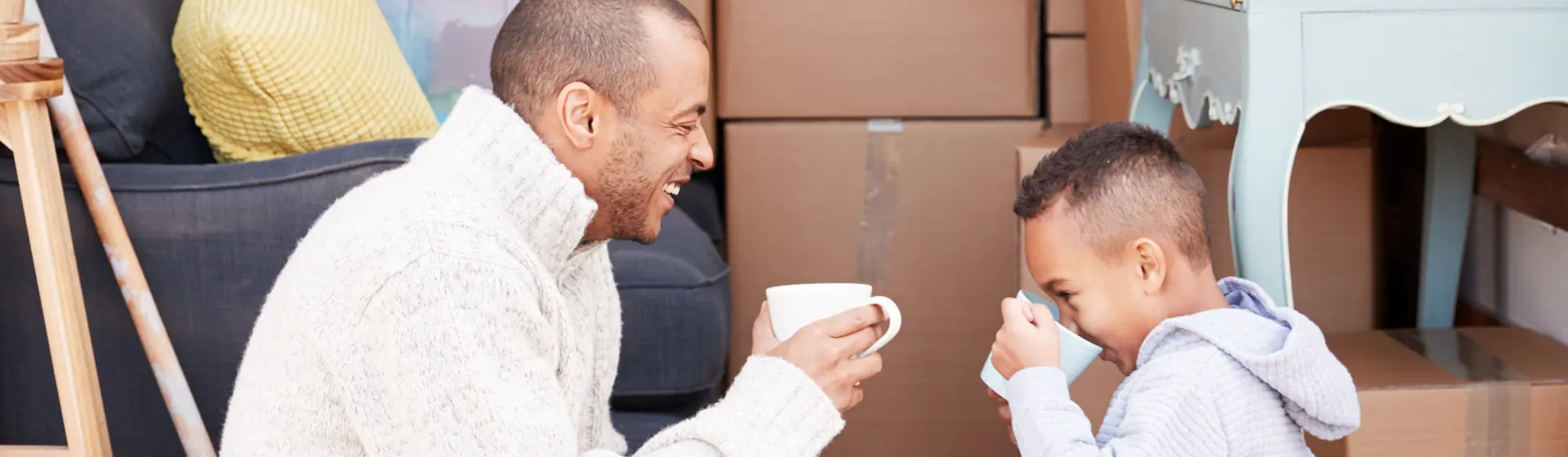 Istock 1166185198 Father And Son Moving House Land