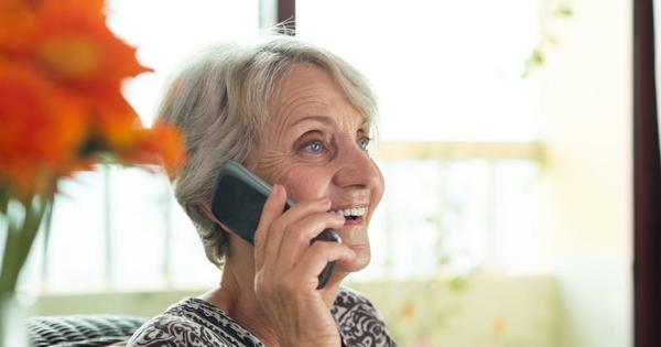 Elderly Lady On The Phone (1)