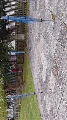 Communal Washing Line And Outdoor Space