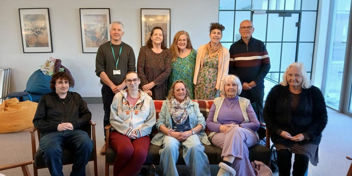 Communities Together Grant Panel Customers With Colleagues From Community Investment Team