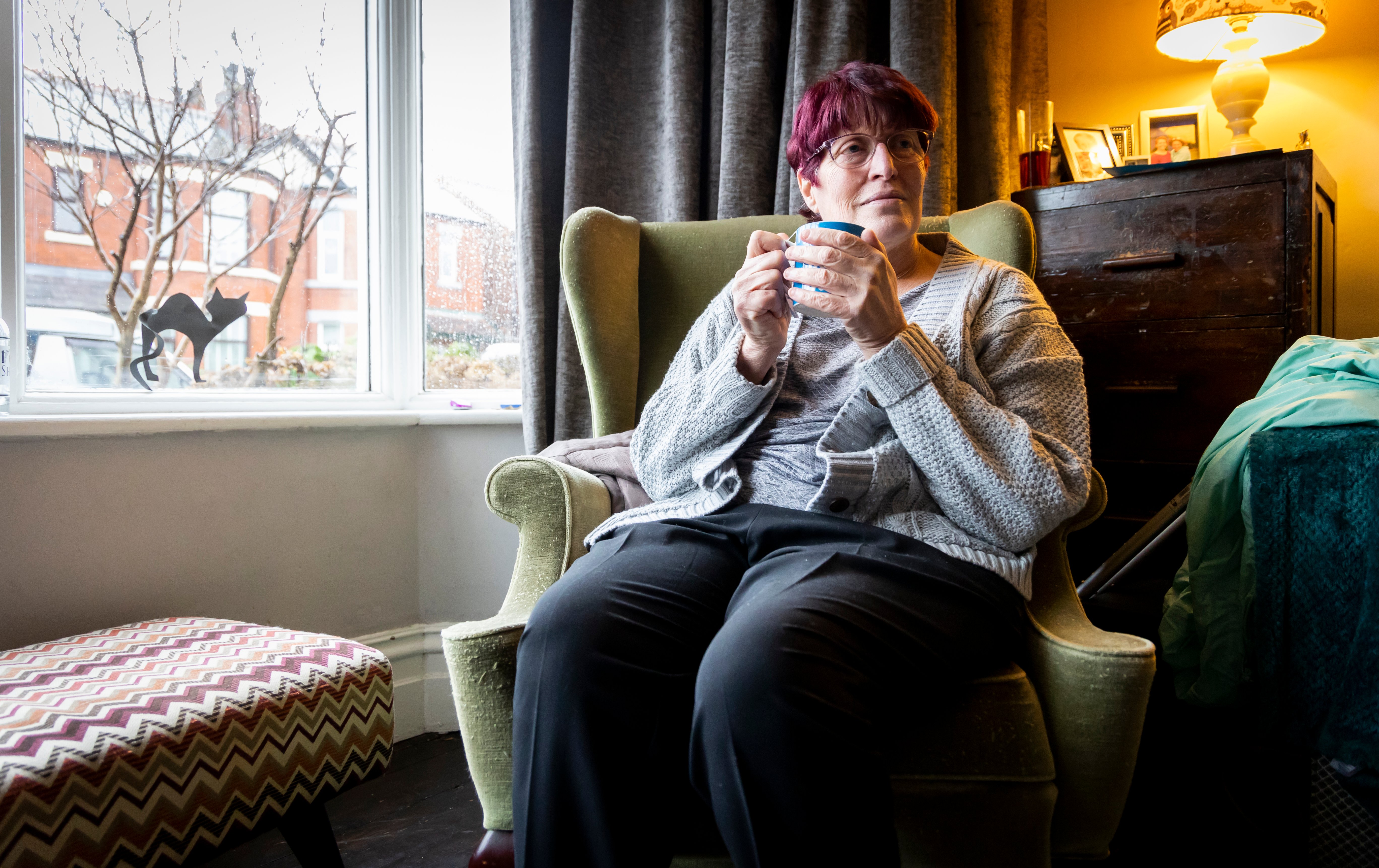 Women Sat With A Tea