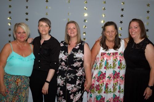 Attendees at the charity gala